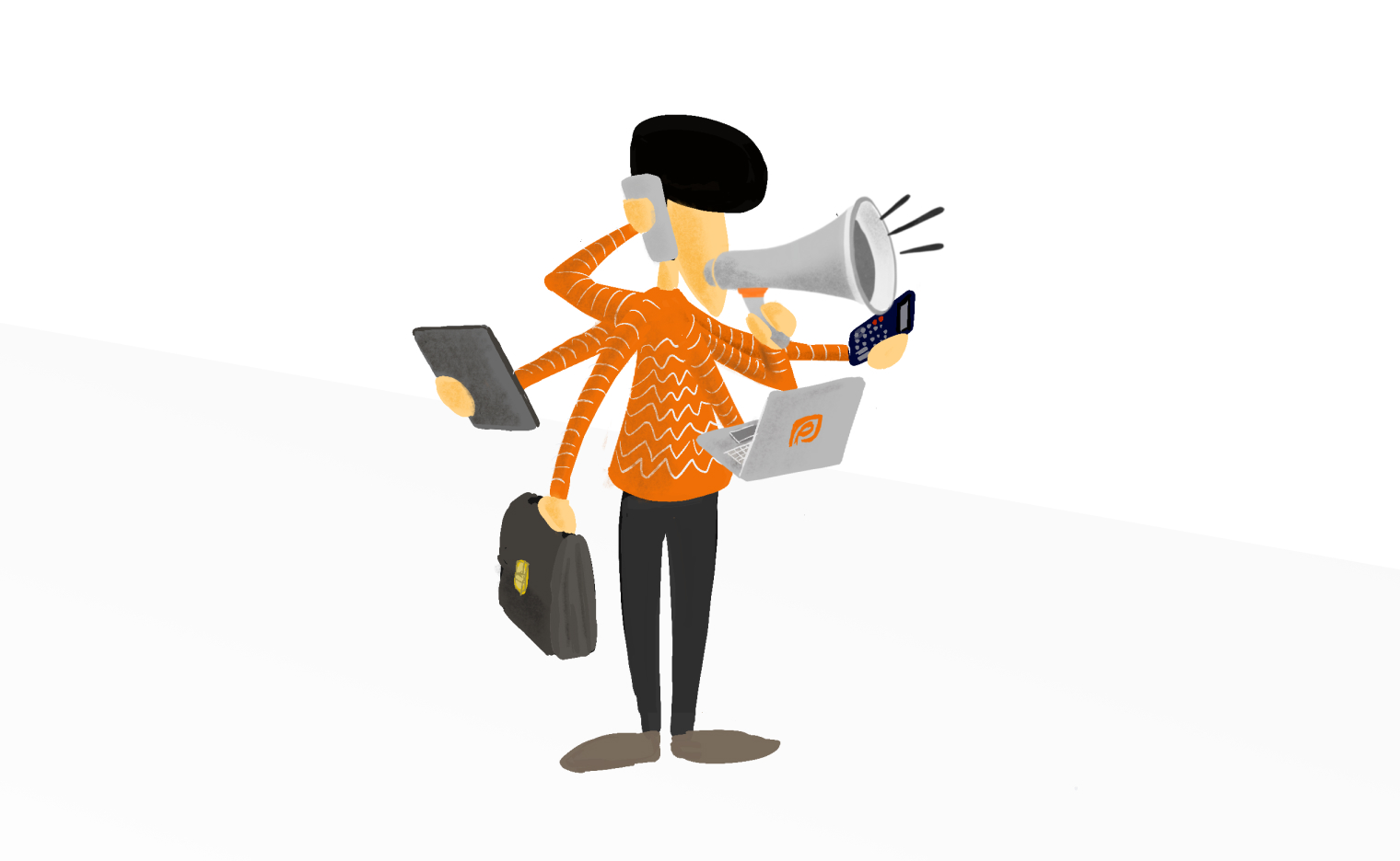 Illustration to demonstrate best practices and workload