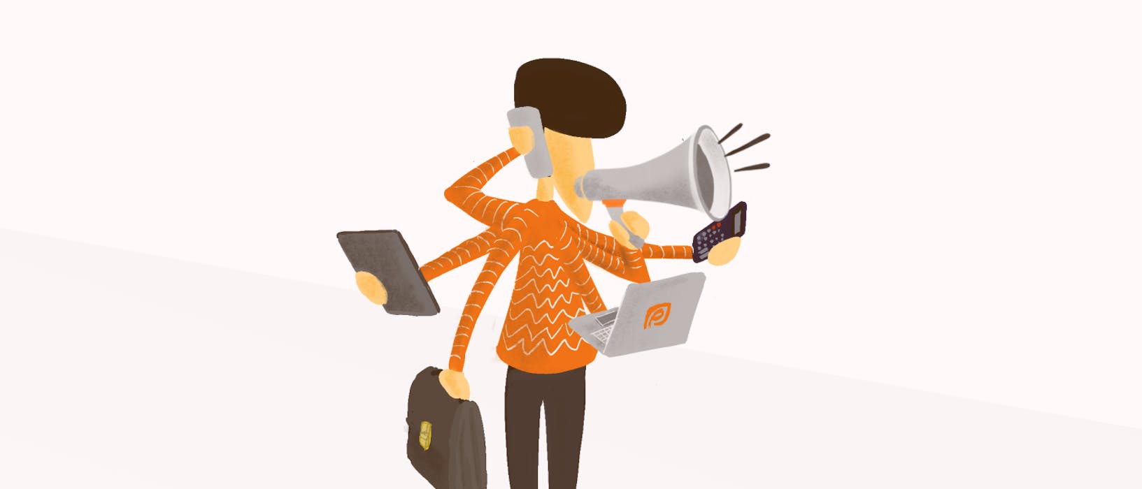 Illustration to demonstrate best practices and workload