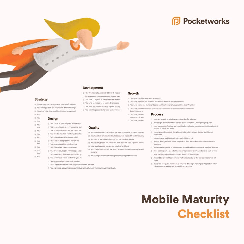 Prevent mobile app nightmares with the Mobile Maturity Checklist 