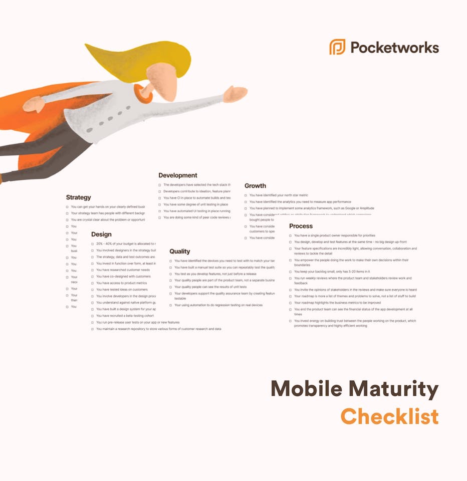 Prevent mobile app nightmares with the Mobile Maturity Checklist 