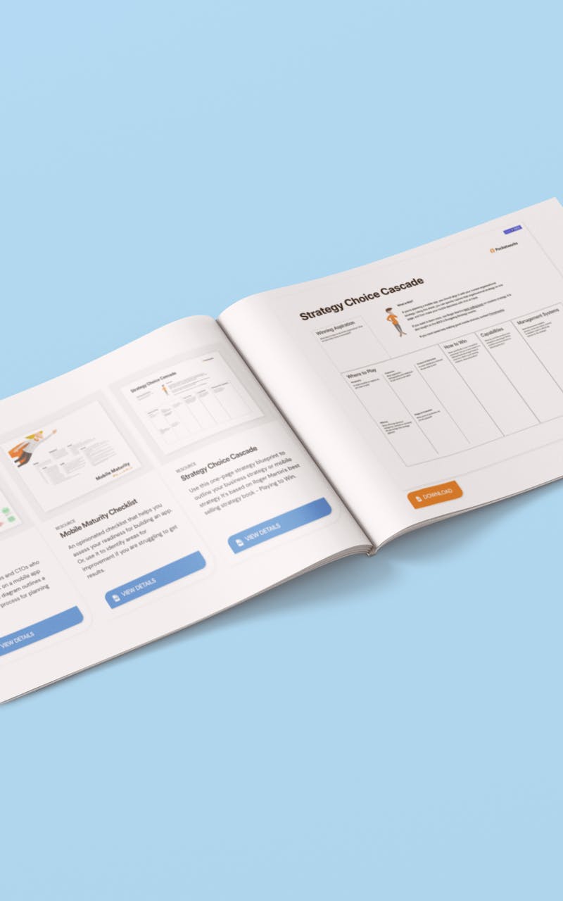 Mobile Strategy: A simple mobile app strategy template
