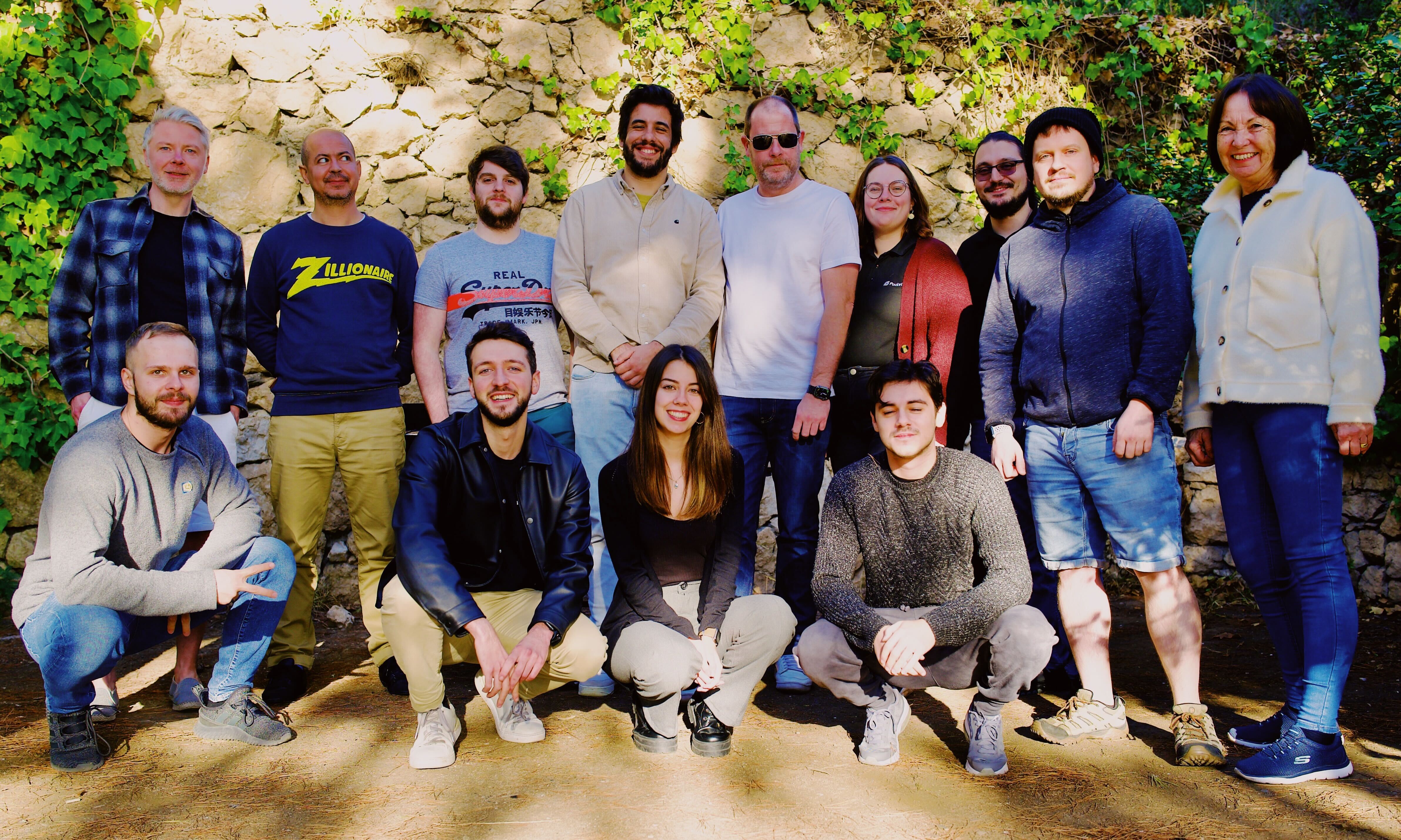 The Pocketworks team at the summer retreat in Tuscany