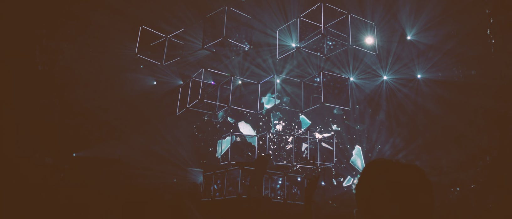 geometric shape digital wallpaper