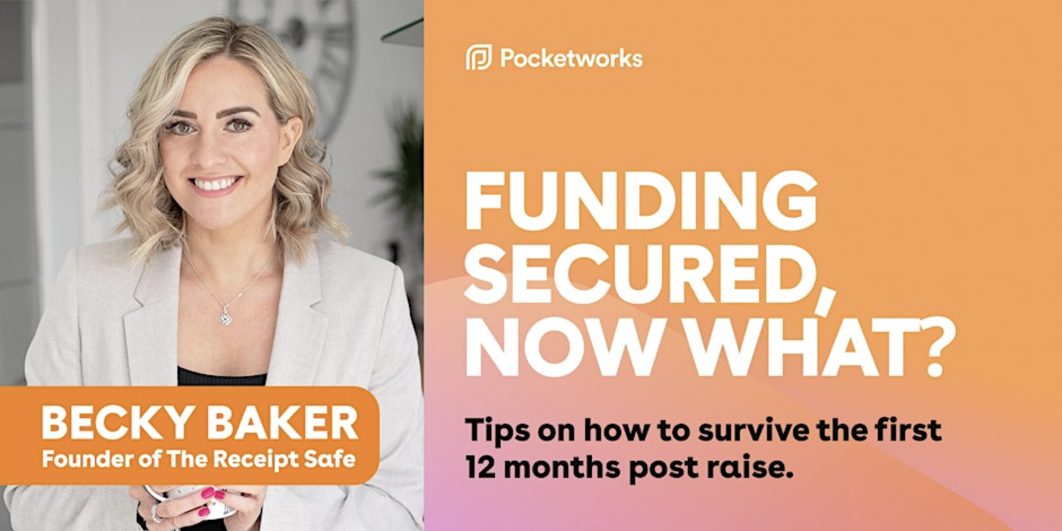 Becky Baker Funding Secured webinar header
