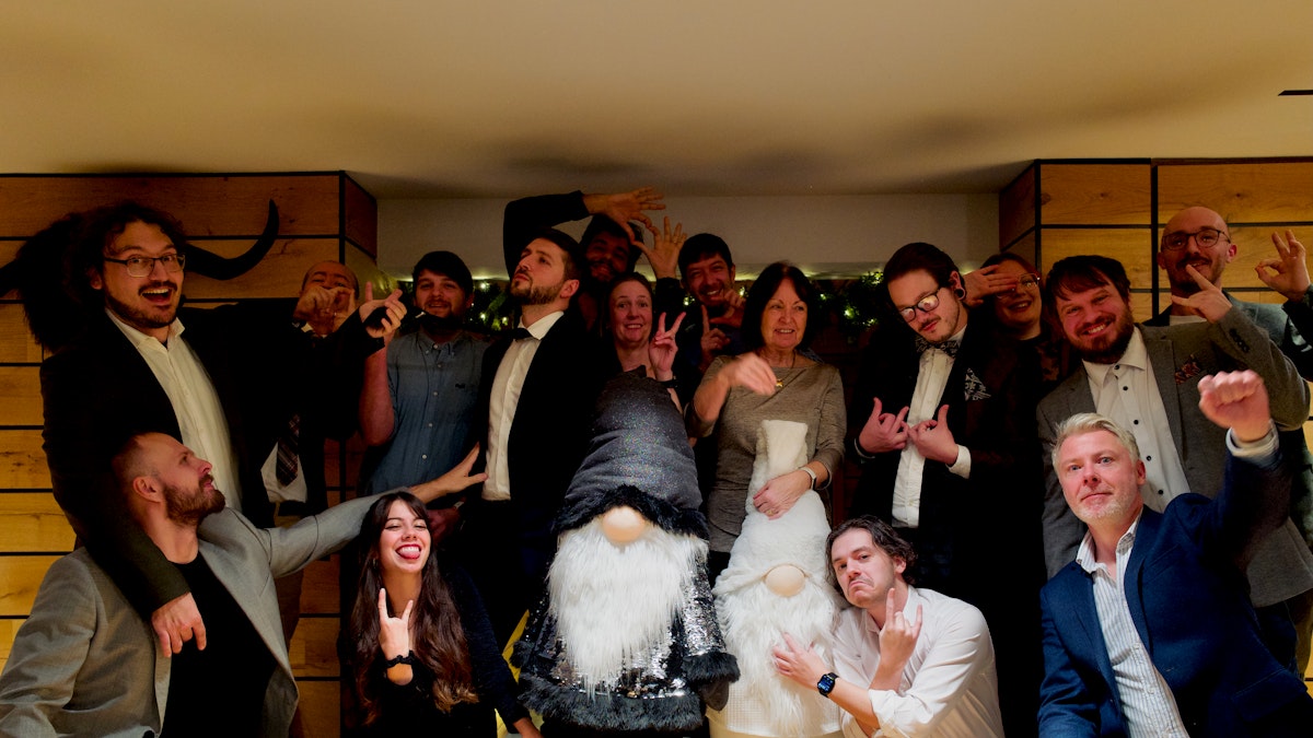 The Pocketworks Team at Christmas 2024