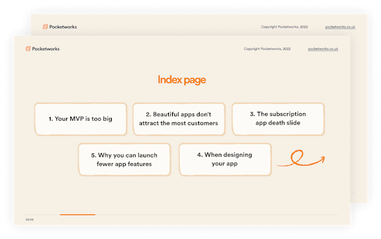 The index page from Badly Drawn Mobile
