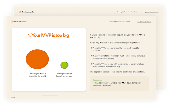 Badly Drawn Mobile - your MVP is too big