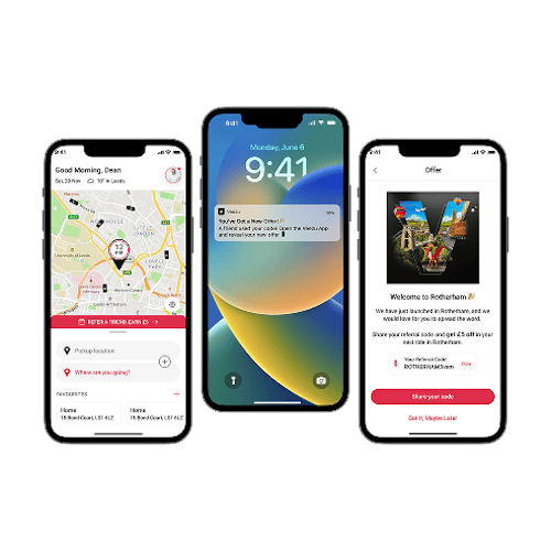 Mobile App Screenshots Veezu