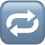 Showing the Reuse / Recycle emoji