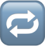 Showing the Reuse / Recycle emoji