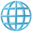 An icon showing the web