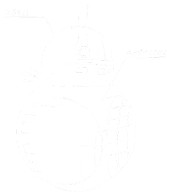 An illustration of BB8 from StarWars
