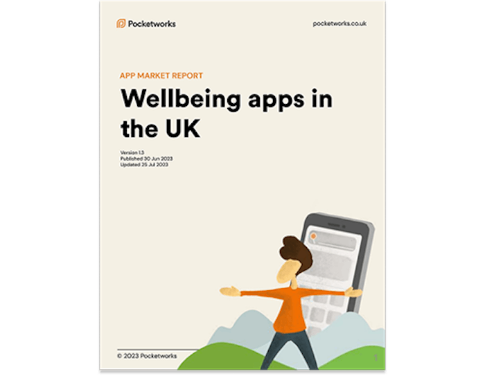 Cover of the Wellbeing Apps in the UK Report