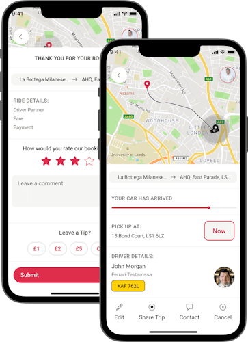 Veezu Mobile app screenshot