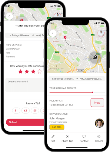 Veezu Mobile app screenshot