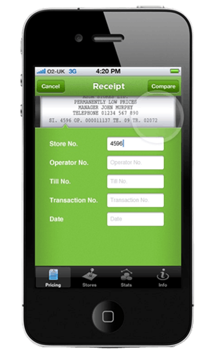 Asda loyalty app screen