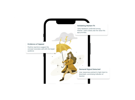 An illustration showing user research