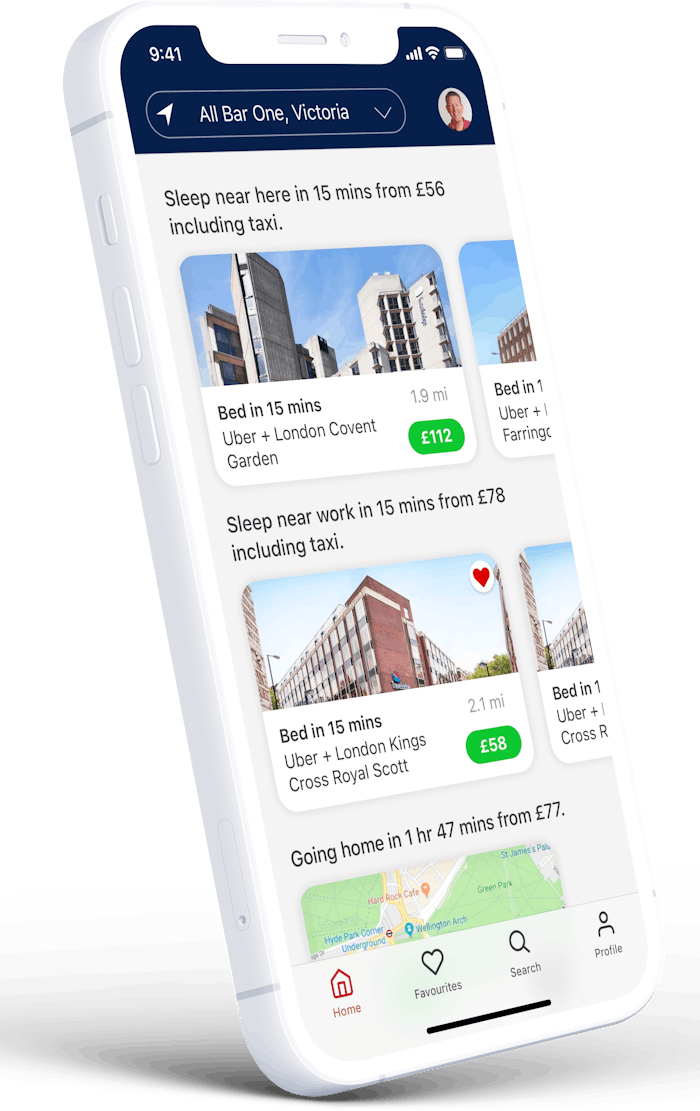 The Travelodge mobile app
