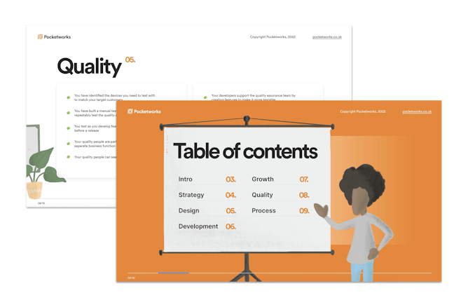 Mobile app maturity checklist from Pocketworks