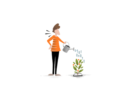 An illustration to demonstrate app growth