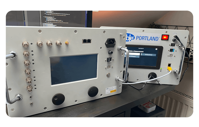 Doble Spark running on a field machine