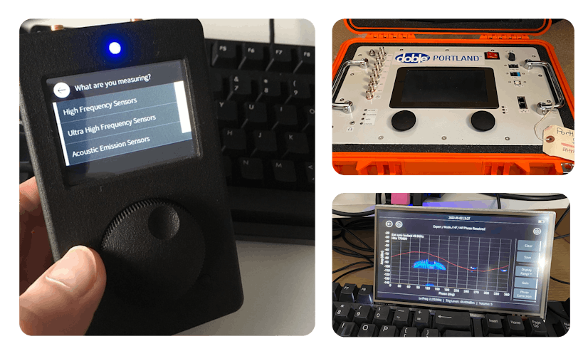 Doble Spark User Interface across a number of devices