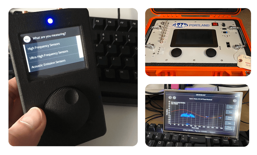 Doble Spark User Interface across a number of devices