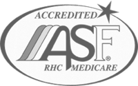 American Association for Accreditation of Ambulatory Surgery Facilities - accredited RHC Medicare logo