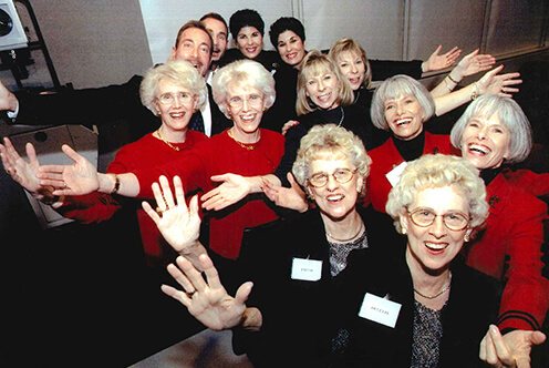 Group of Woman Standing Together