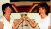 Two Twins Cheersing
