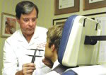 Dr. Antell Examing a Patient