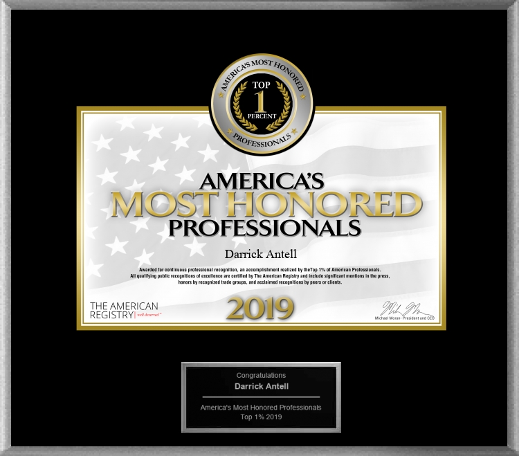 America's Most Honored Professionals Award