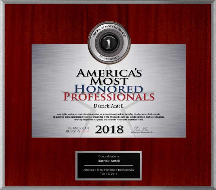 america's most honored professionals award