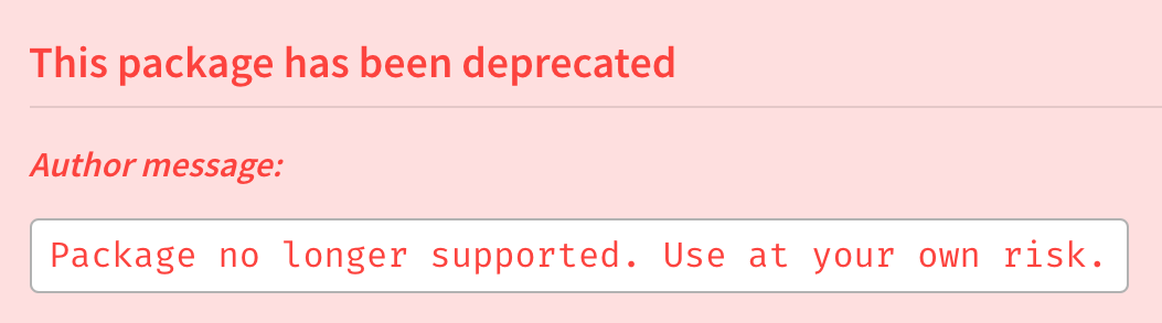 hero image for How to avoid problems with deprecated npm packages?