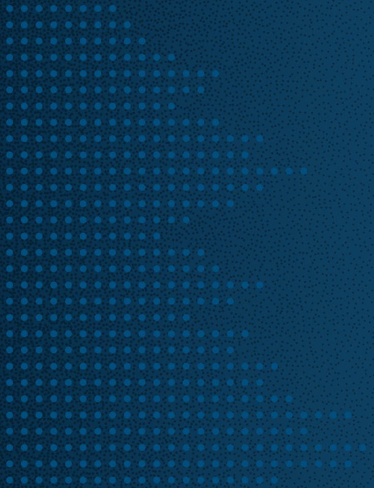 blue graph illustration