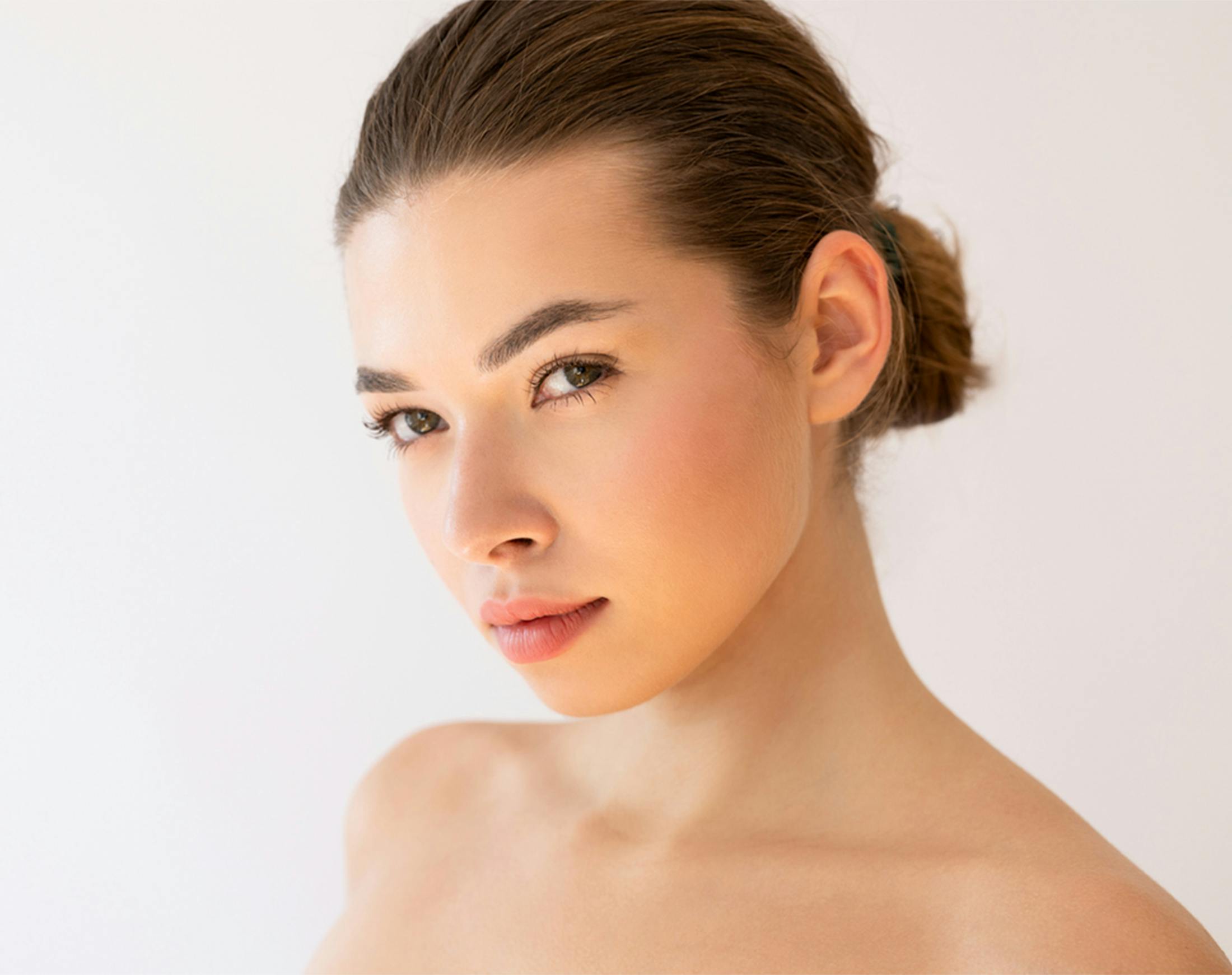woman looking into the camera