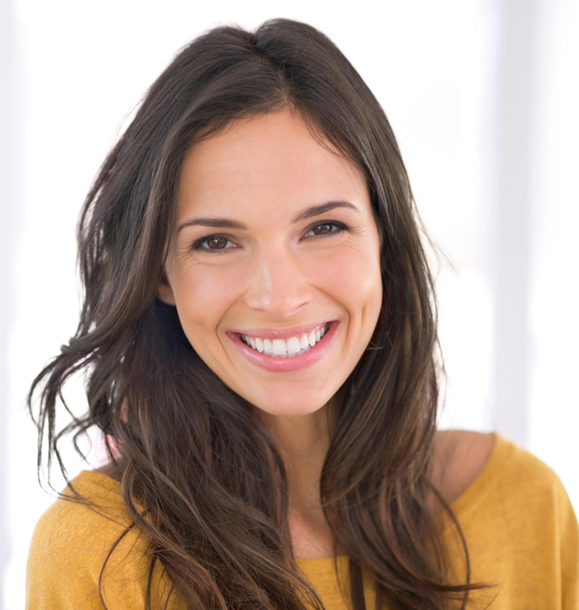 woman smiling