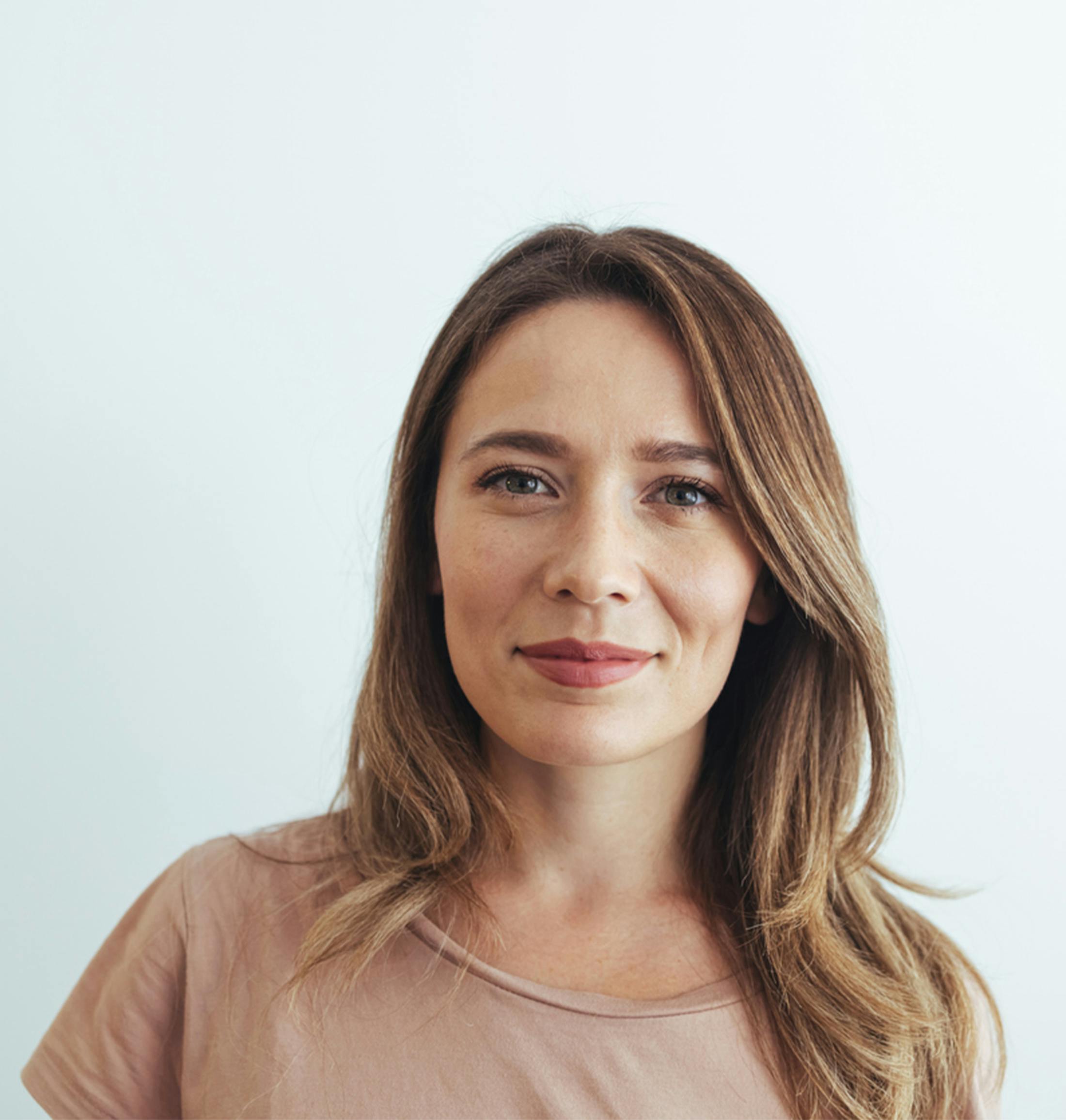 woman smiling
