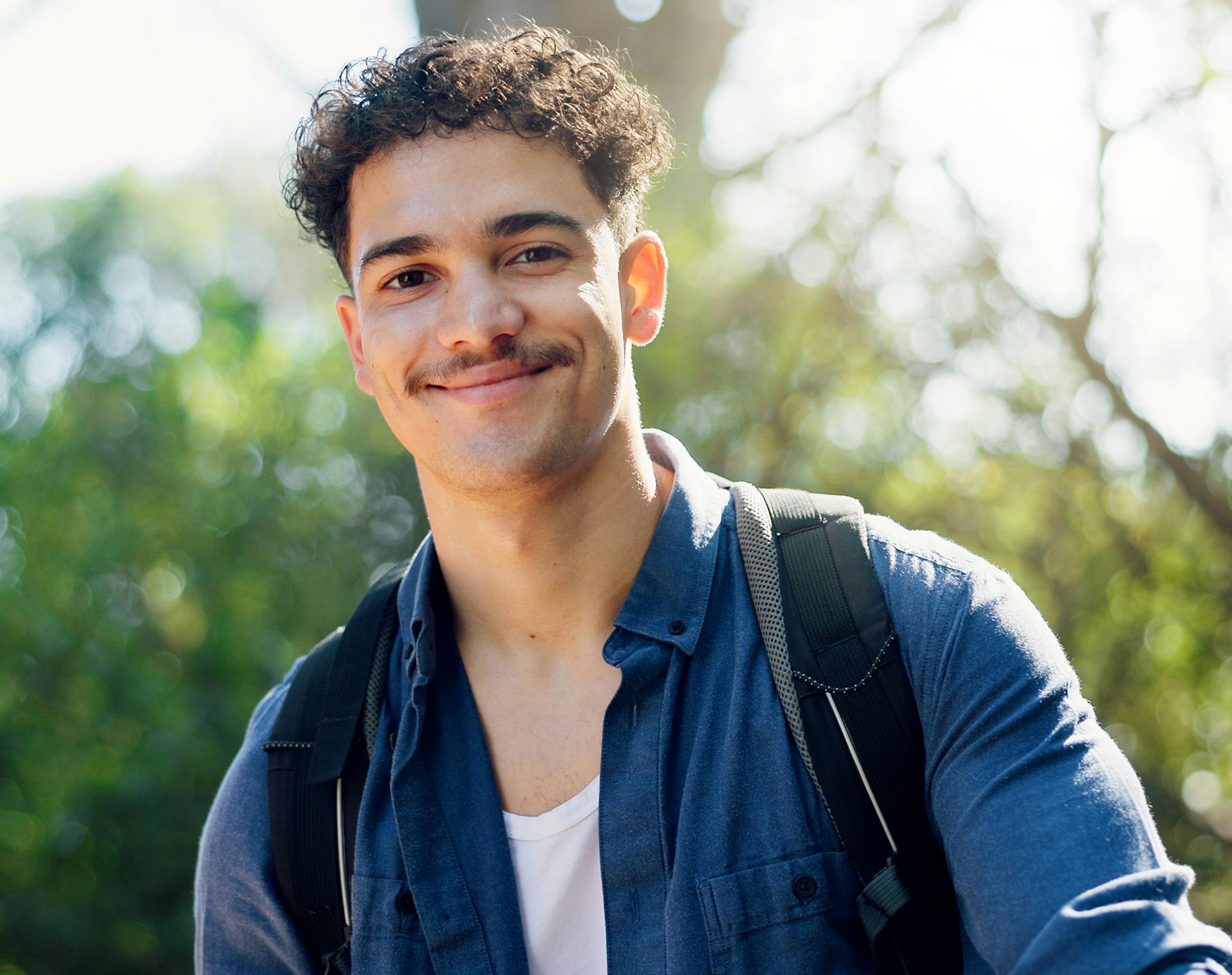 man smiling