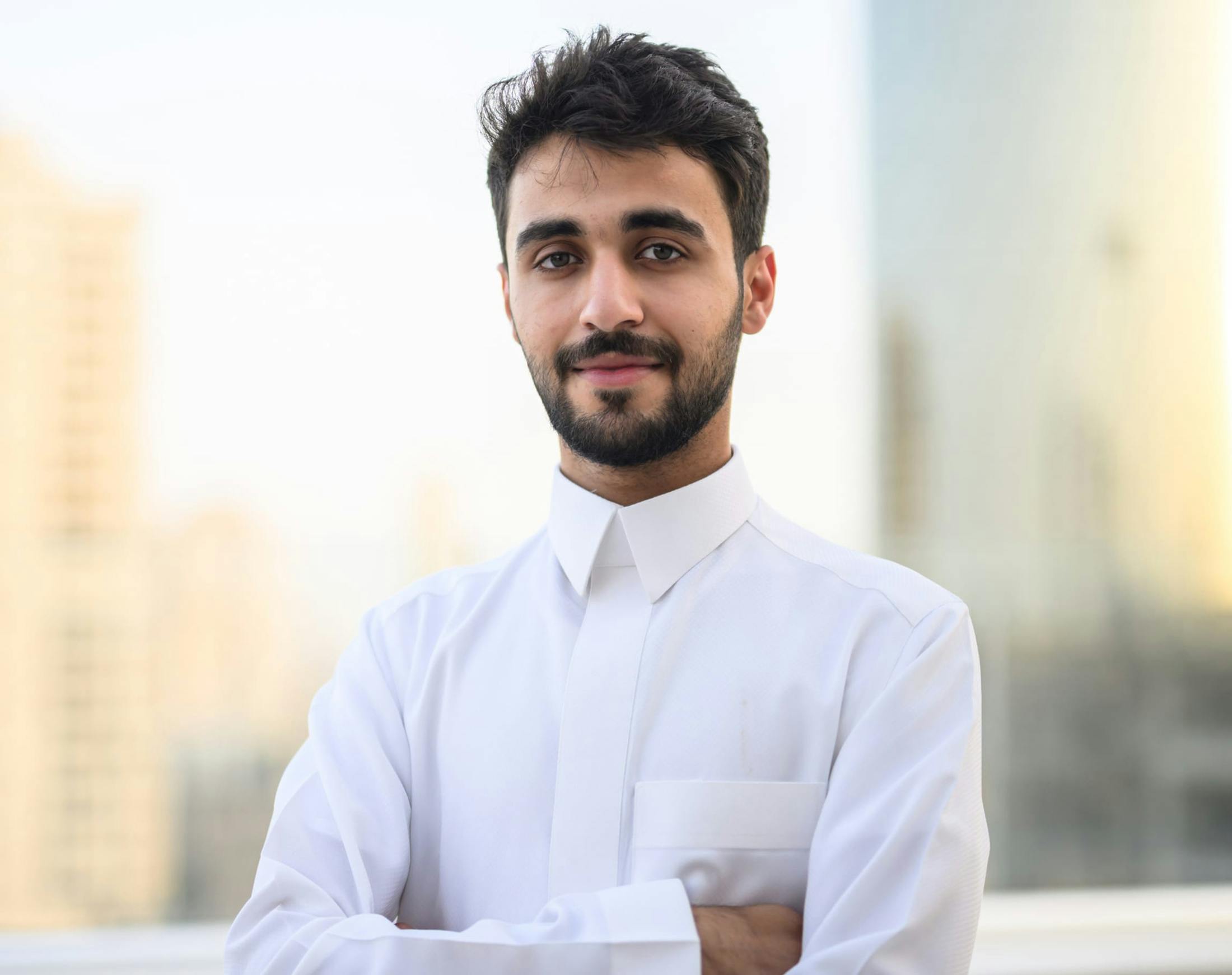 man smiling