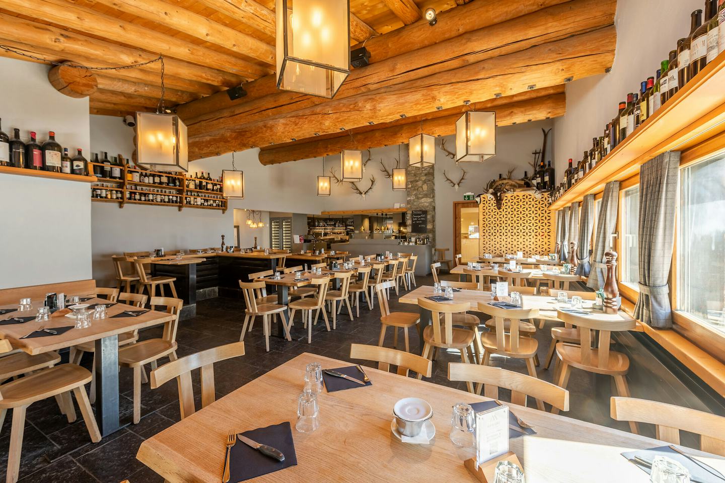 Innenansicht Restaurant Chadafö Marguns