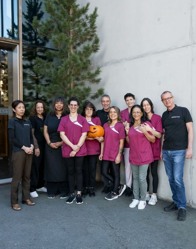ALL IN ONE HOTEL INN LODGE Celerina | Teambild Teambild der Mitarbeiter der ALL IN ONE HOTEL INN LODGE.