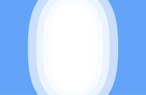 Blank pad with animated question marks appearing 