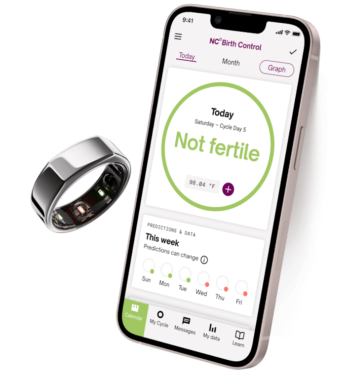 Oura and Natural Cycles App