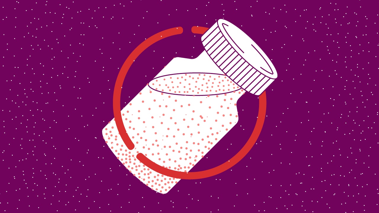 Illustration of a vial of vaccine