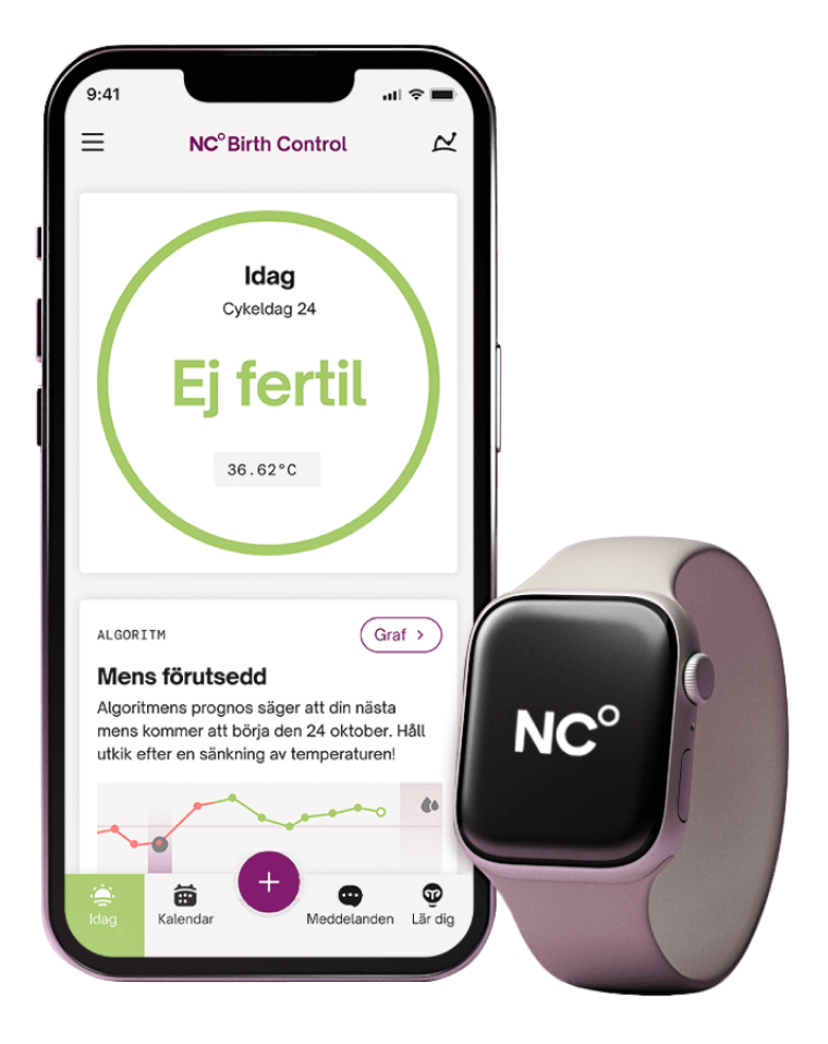 NC° Birth Control, powered by Apple Watch Natural Cycles