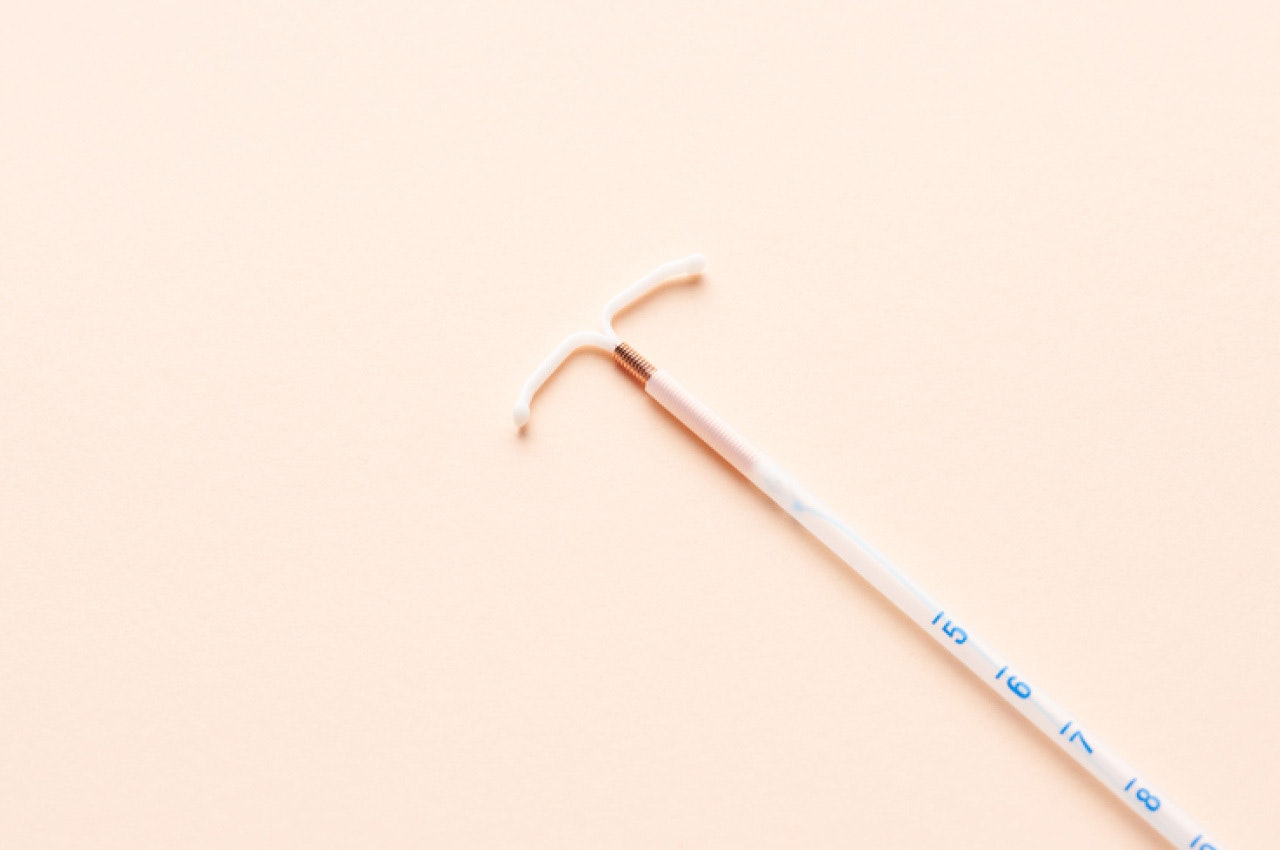 IUD with IUD inserter