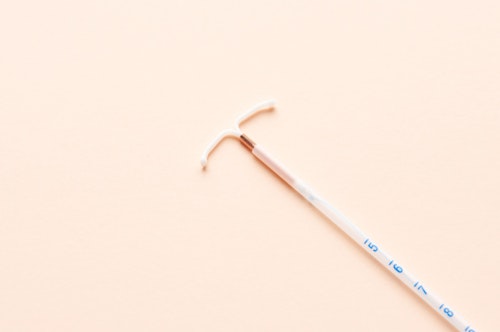 IUD with IUD inserter