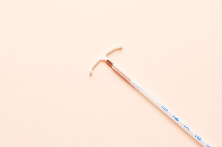 IUD with IUD inserter