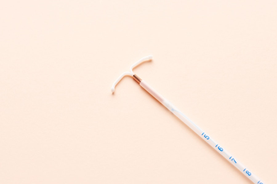 IUD with IUD inserter